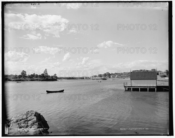 On the Kennebunk River, Kennebunkport, Maine, between 1890 and 1901. Creator: Unknown.
