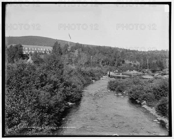 Ammonoosuc River and Twin Mountain House, White Mountains, c1901. Creator: Unknown.