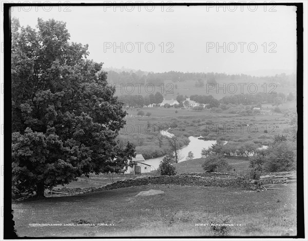 Maplewood Lodge, Smithville flats, N.Y., between 1890 and 1901. Creator: Unknown.