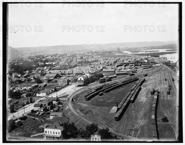 Valley of the Mississippi from Winona, Minn., c1898. Creator: Unknown.