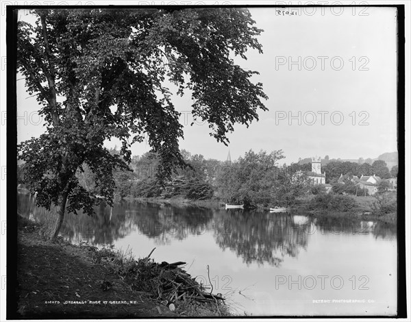 Chenango River at Greene, N.Y., c1900. Creator: Unknown.