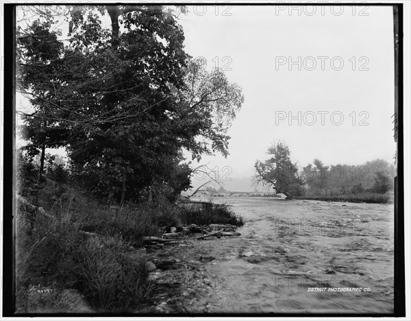 Fox River at Kaukauna, Wisconsin, between 1880 and 1899. Creator: Unknown.