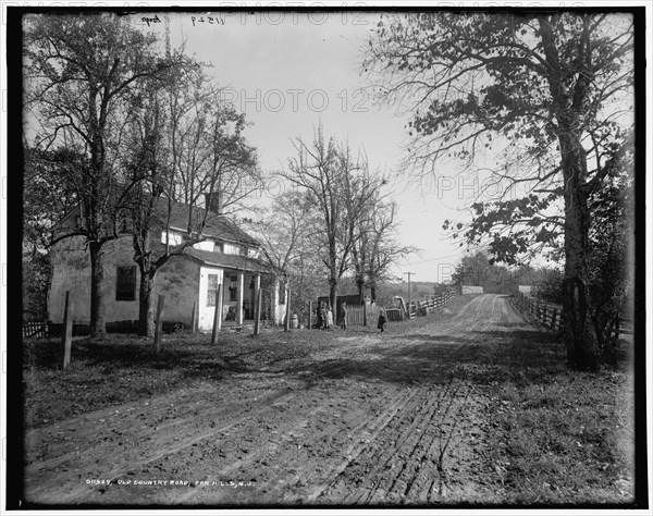Old country road, Far Hills, N.J., c1900. Creator: Unknown.