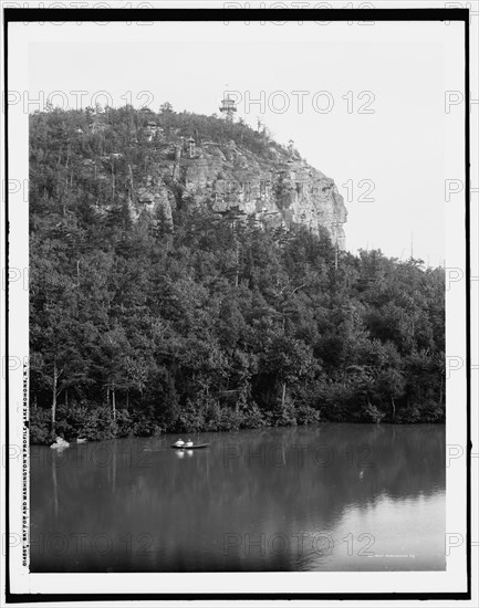 Sky top and Washington's Profile, Lake Mohonk, N.Y., (1902?). Creator: Unknown.