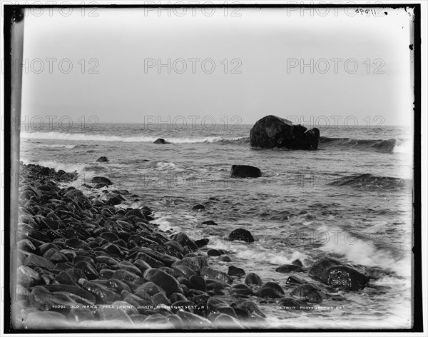 Old Man's Face, Point Judith, Narragansett, R.I., between 1880 and 1899. Creator: Unknown.