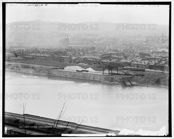 Edgar Thomson Works, Carnegie Steel Co., Braddock, Pa., between 1900 and 1915. Creator: Unknown.