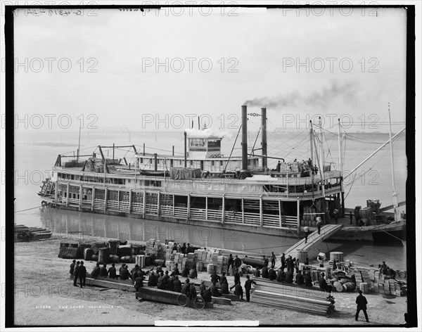 The Levee, Louisville, Ky., between 1900 and 1907. Creator: Unknown.