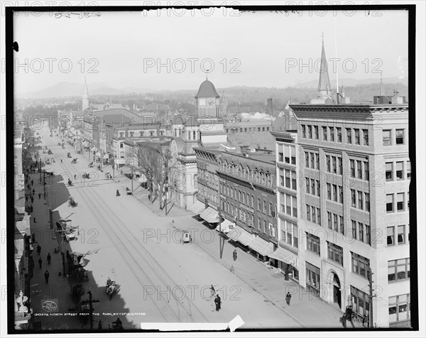 North Street from the park, Pittsfield, Mass., c1906. Creator: Unknown.