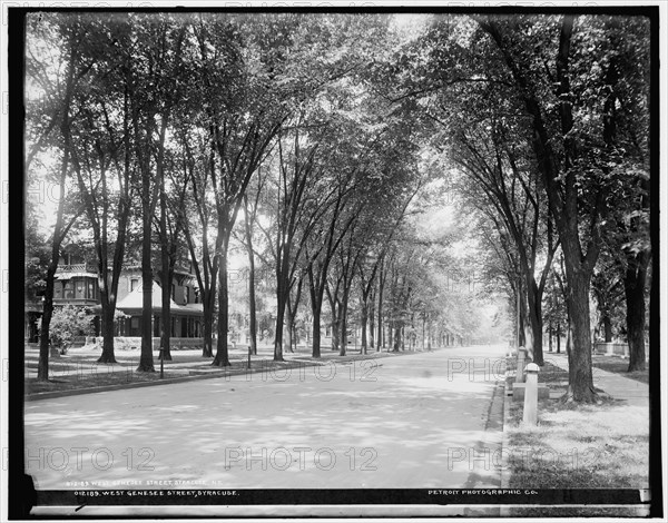 West Genesee Street, Syracuse, between 1890 and 1901. Creator: Unknown.