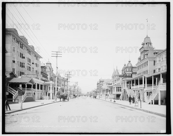 Virginia Avenue, Atlantic City, N.J., c1904. Creator: Unknown.