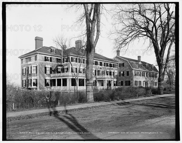 Phillip's Inn and old Harriet Beecher Stowe house, Andover, Mass., c1904. Creator: Unknown.