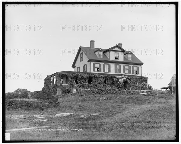 Celia Thaxter's cottage, Appledore, Isles of Shoals, N.H. i.e. Maine, c1901. Creator: Unknown.