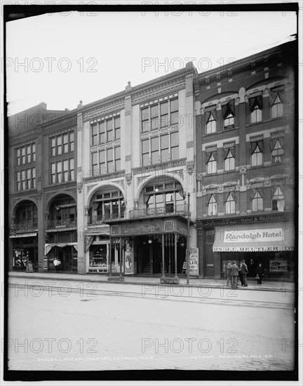 Lyceum Theatre, Detroit, Mich., between 1900 and 1906. Creator: Unknown.