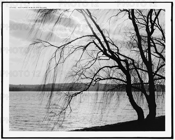 Nocturne in blue and silver, between 1900 and 1920. Creator: Unknown.