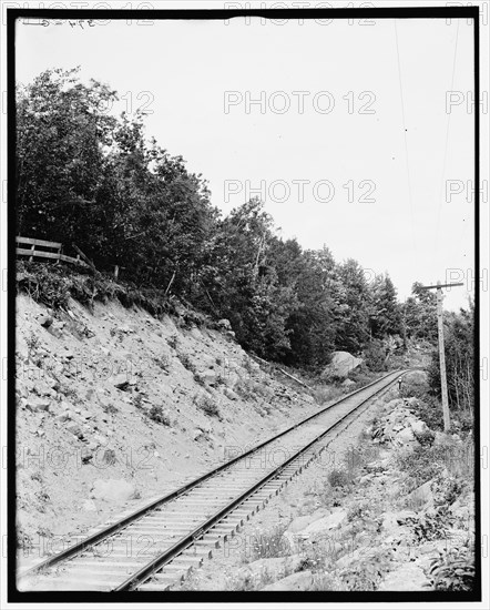 Kaaterskill Falls from Ulster and Delaware Railway, Catskill Mountains, N.Y., c1902. Creator: Unknown.