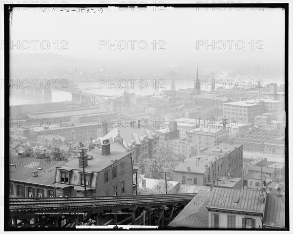 Cincinnati from Mt. Adams, Ohio, c1909. Creator: Unknown.