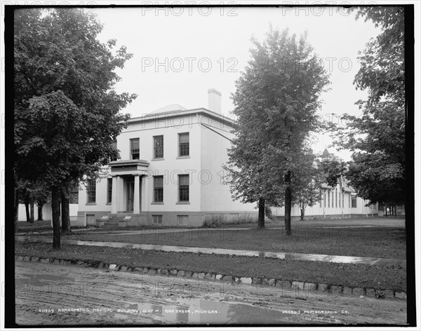 Homeopathic medical building, U. of M., Ann Arbor, Michigan, between 1890 and 1901. Creator: Unknown.