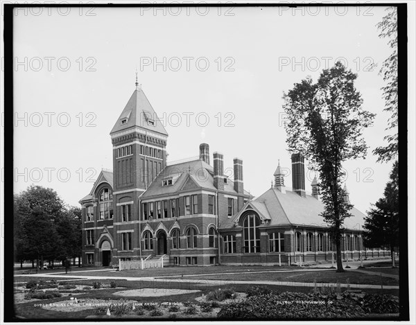 Engineering laboratory, U. of M., Ann Arbor, Michigan, between 1890 and 1901. Creator: Unknown.