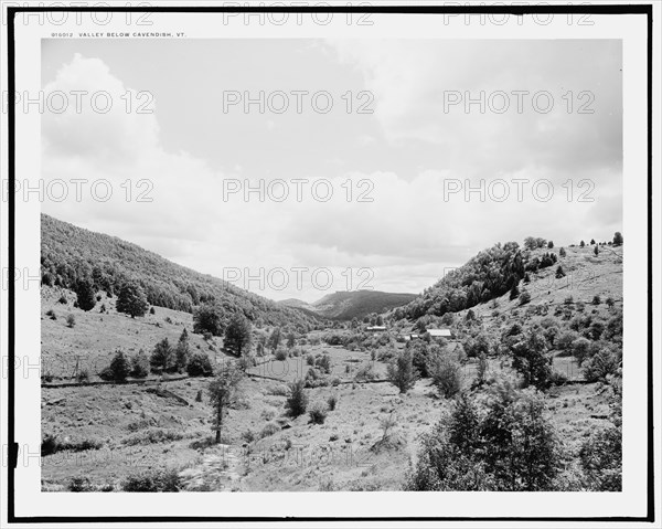 Valley below Cavendish, Vt., between 1900 and 1906. Creator: Unknown.