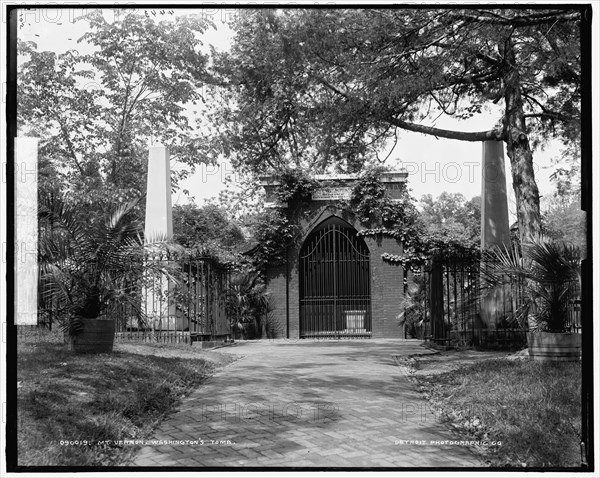 Mt. Vernon, Washington's tomb, c1902. Creator: Unknown.