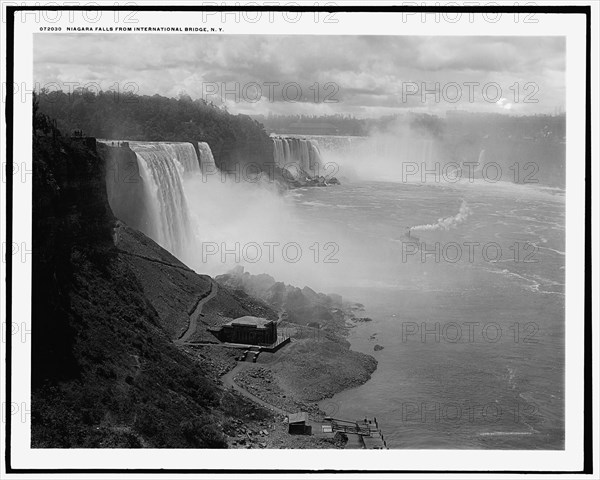 Niagara Falls, from International Bridge, N.Y., c.between 1905 and 1915. Creator: Unknown.