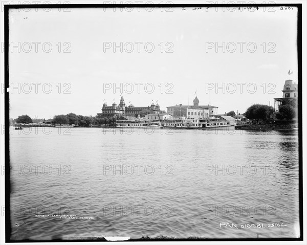 Alexandria Bay, Thousand Islands, between 1890 and 1901. Creator: Unknown.