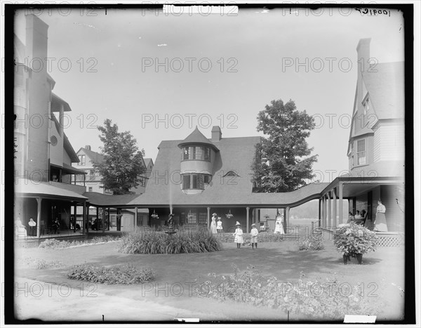 Wentworth Hall and cottages, Jackson, N.H., between 1890 and 1901. Creator: Unknown.