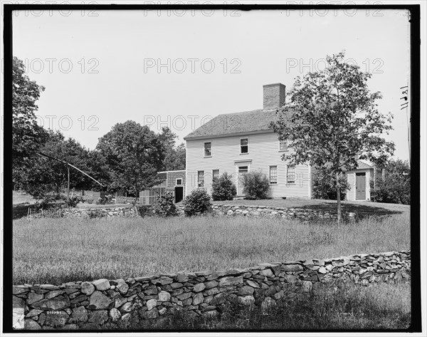 Whittier's birth place, Haverhill, Mass., between 1890 and 1901. Creator: Unknown.