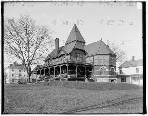 Kappa Alpha fraternity house, Williams College, Mass., between 1900 and 1906. Creator: Unknown.