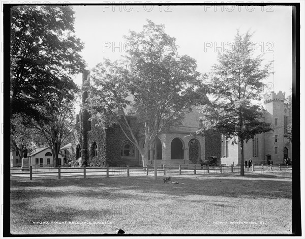 Dwight Hall, Yale College, between 1900 and 1906. Creator: Unknown.