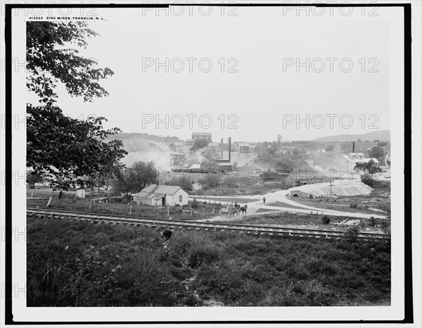 Zinc mines, Franklin, N.J., between 1890 and 1901. Creator: Unknown.