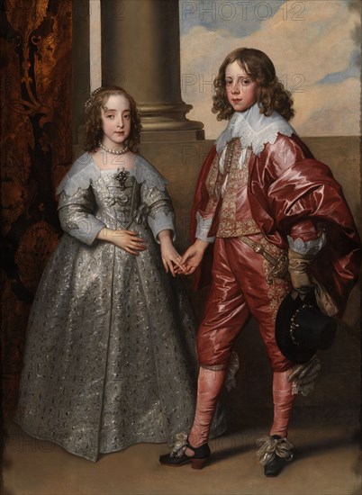 William II, Prince of Orange, and his Bride, Mary Stuart, 1641. Creator: Anthony van Dyck.