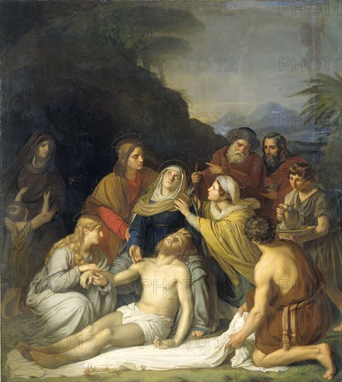 The Entombment, 1830. Creator: Cornelis Kruseman.