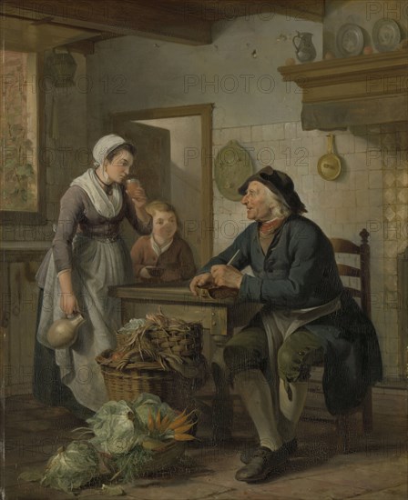 Morning Visit, 1796. Creator: Adriaan De Lelie.