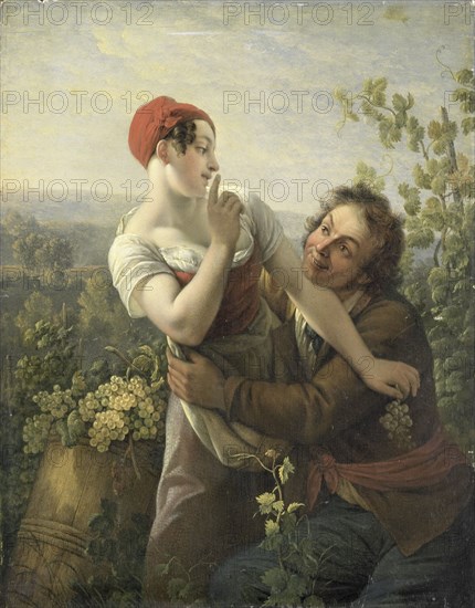 The Impassioned Grape Picker, 1817-1819. Creator: Peter Paul Joseph Noël.