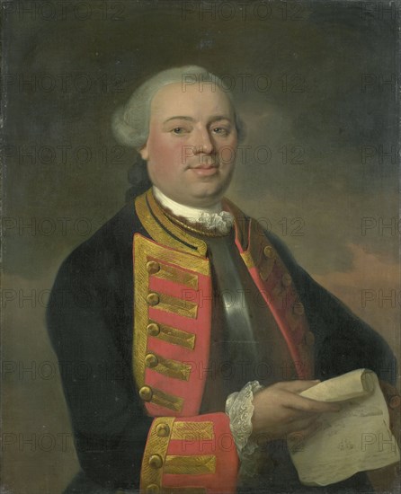 Johan Arnold Zoutman (1724-93), Vice Admiral, 1770. Creator: August Christian Hauck.