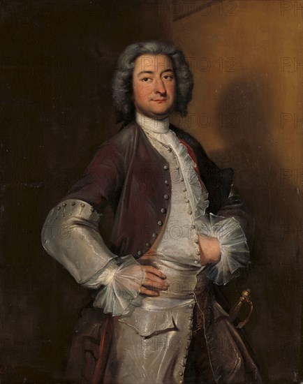 Portrait of Isaac Sweers, Chief Officer of Amsterdam and Governor of the Dutch East..., 1730-1740. Creator: Cornelis Troost.