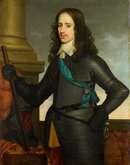 Portrait of Willem II (1626-50), Prince of Orange, 1651. Creator: Workshop of Gerard van Honthorst.