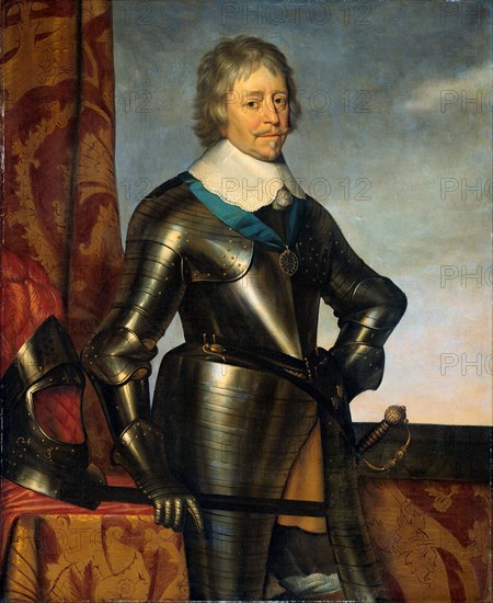 Portrait of Frederik Hendrik (1584-1647), Prince of Orange, 1650. Creator: Workshop of Gerard van Honthorst.