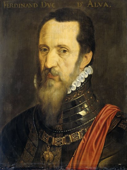 Portrait of Fernando Alvarez de Toledo, Duke of Alba, 1600-1699. Creator: Unknown.
