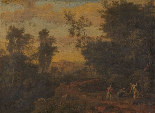 Diana and Her Nymphs Hunting, c.1685. Creator: Abraham Genoels II.