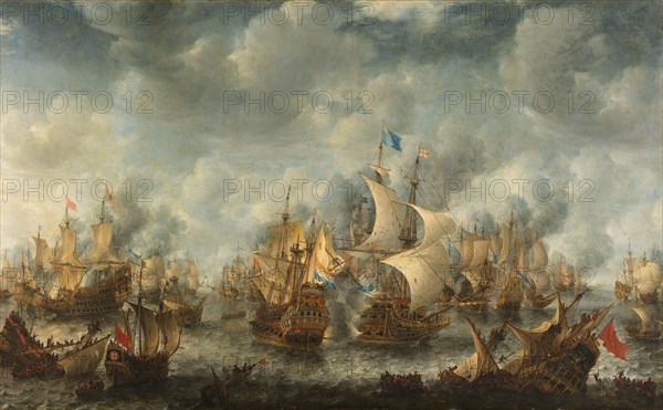 The Battle of Terheide, 1653-1666. Creator: Jan Abrahamsz Beerstraten.