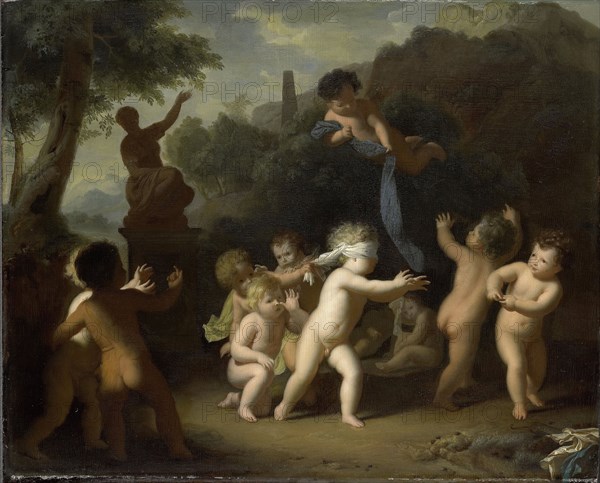 Putti Playing, 1700-1720. Creator: Hendrik van Limborch.