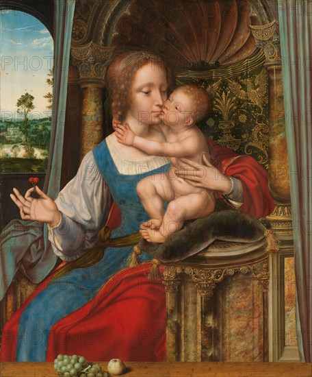 Virgin and Child, c.1525-c.1530. Creator: Workshop of Quinten Metsys.