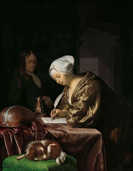 The Letter Writer, 1680. Creator: Frans van Mieris I.