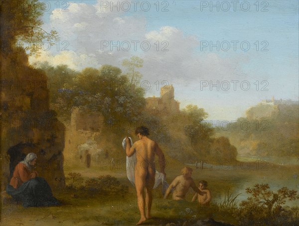 Bathing Men, after c.1646. Creator: Cornelis van Poelenburgh.