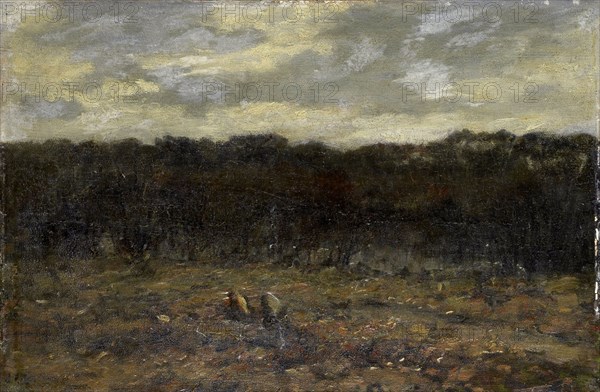 Small pond on the heath, 1890-1923.  Creator: Jan Adam Zandleven.