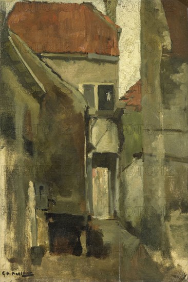 Neighborhood Street in Rijswijk near The Hague, c.1880-c.1923. Creator: George Hendrik Breitner.