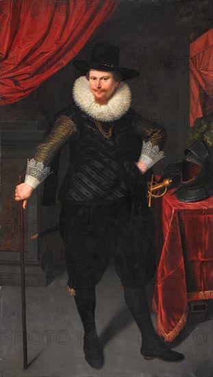 Portrait of Laurens Reael, c.1620. Creator: Cornelis Pietersz. van der Voort.