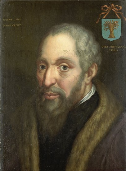 Portrait of Viglius ab Zuichemus, Frisian Jurist, President of the Privy Council and ..., c.1570. Creator: Unknown.